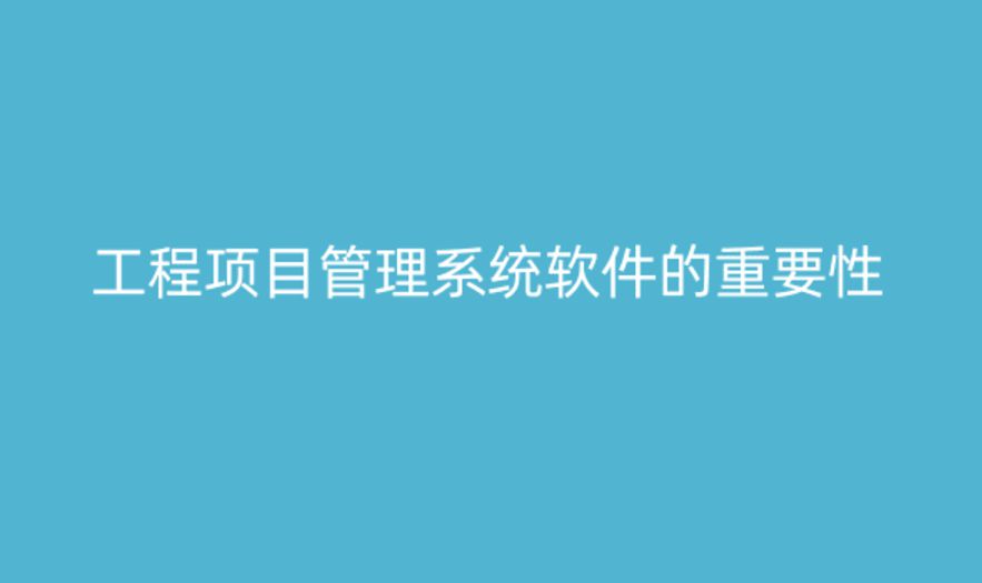 工程项目管理系统软件，提升项目管理的关键工具